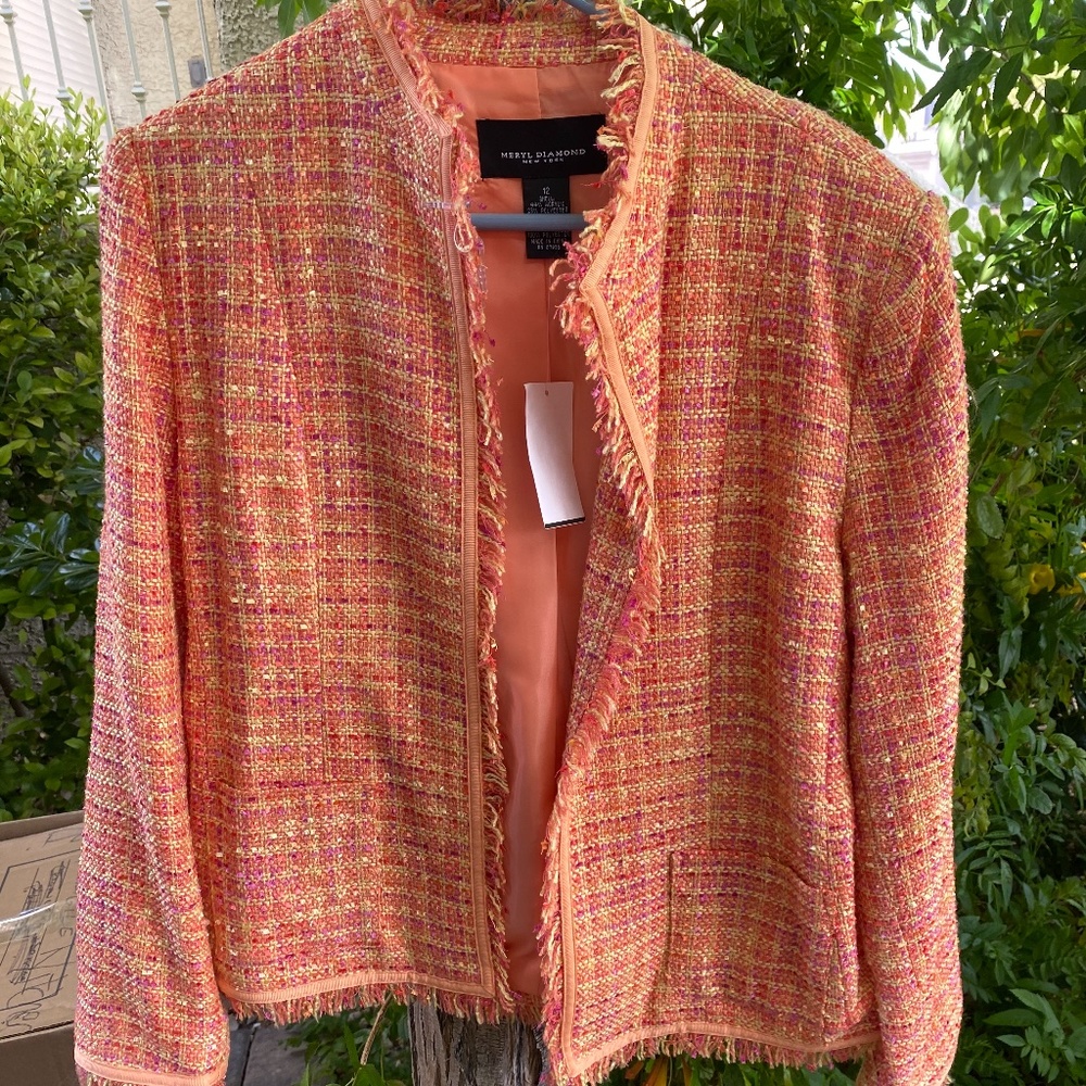 Orange Blazer size 12